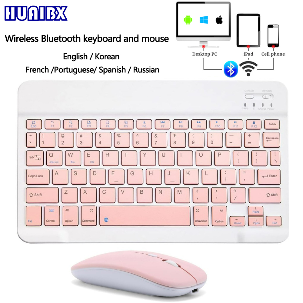 Mini Wireless Mouse - 10 lnch Wireless Bluetooth Mini Keyboard