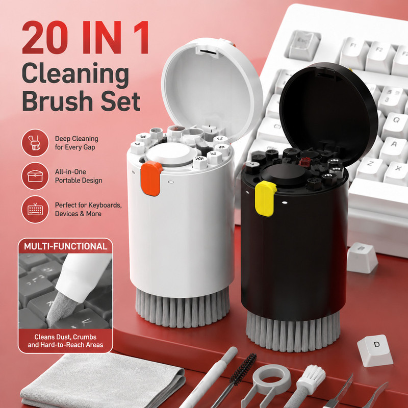 Screen Cleaning Kit - Ready Stock 20-In-1 Keyboard Cleaning Kit