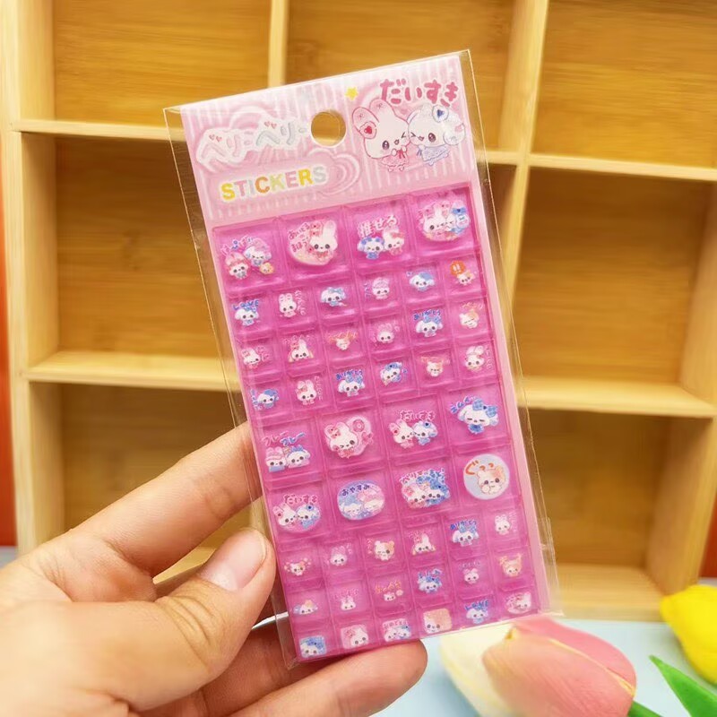 2/4p Solid Square Sticker Diy  - Laptop Accessories Toys ulasan dan harga