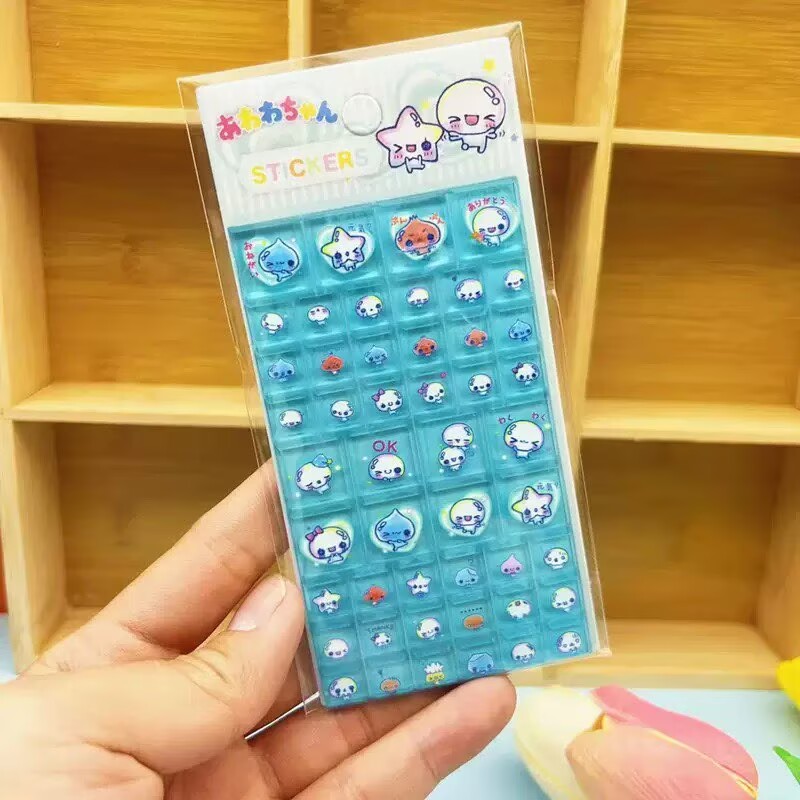 2/4p Solid Square Sticker Diy  - Laptop Accessories Toys ulasan dan harga