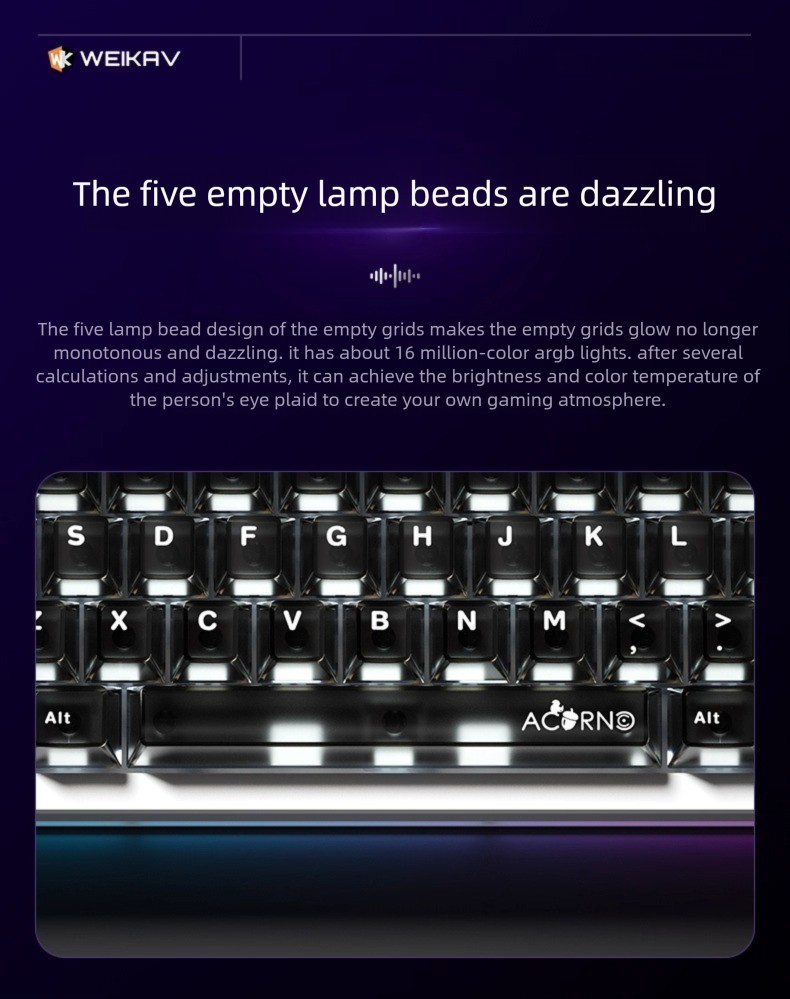 NEW WEIKAV Nut65 Aluminum Allo - Laptop Accessories Rgb ulasan dan harga