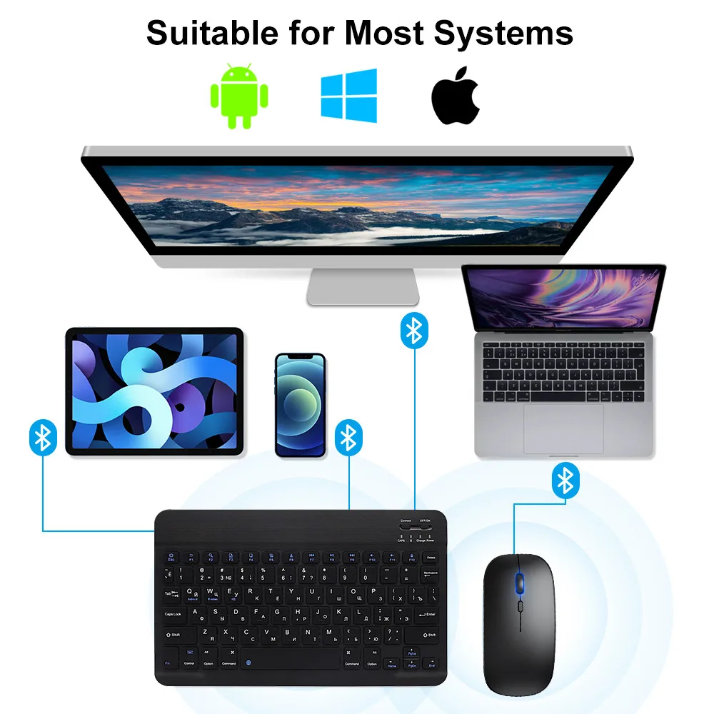 New 2025 Bluetooth Wireless Ke - Mini Wireless Mouse ulasan dan harga
