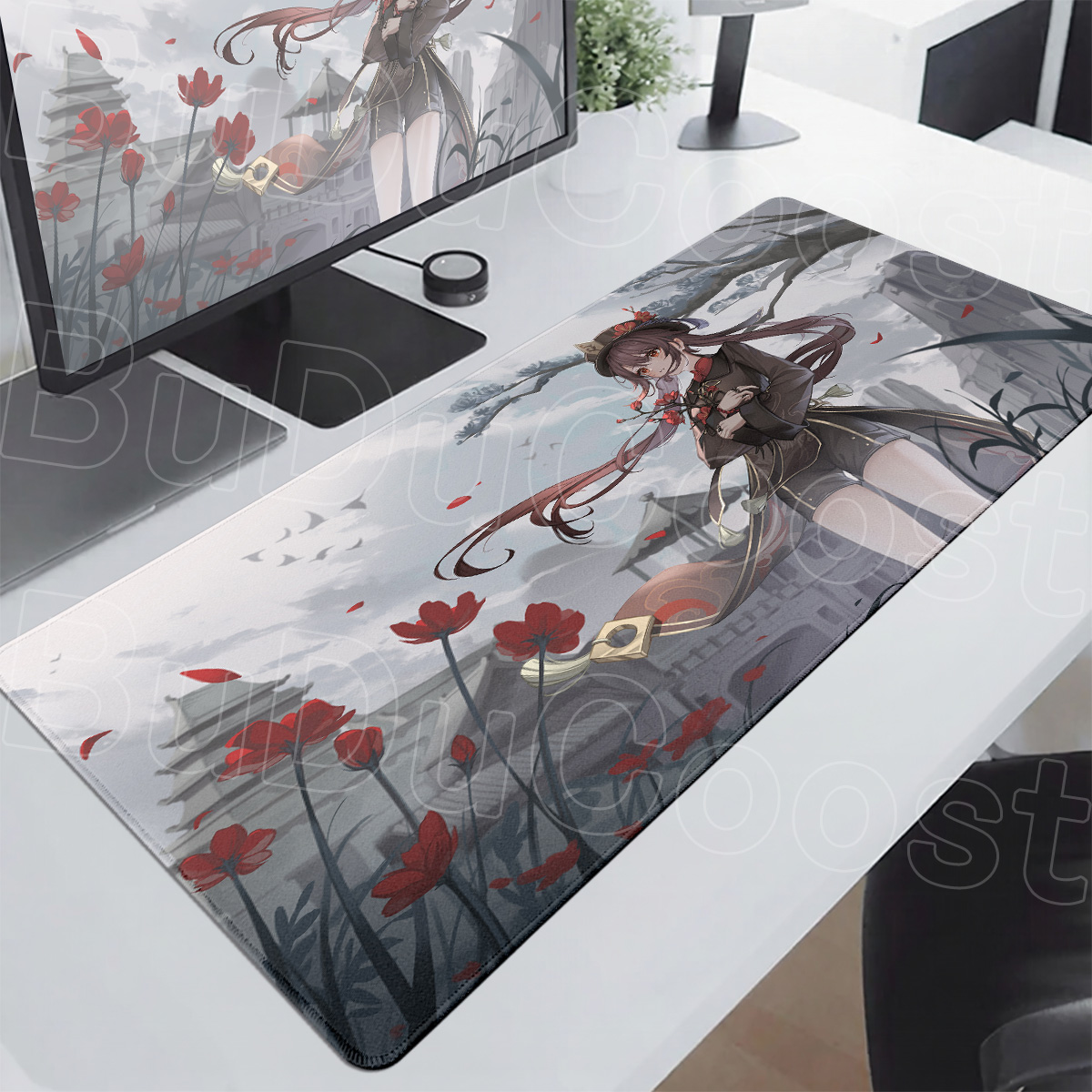 Genshin Impact Hu Tao Mouse Pa - Laptop Accessories Bundle ulasan dan harga