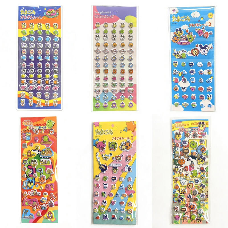 6Pcs Tamagotchi Cartoon Bubble - Laptop Accessories Toys ulasan dan harga