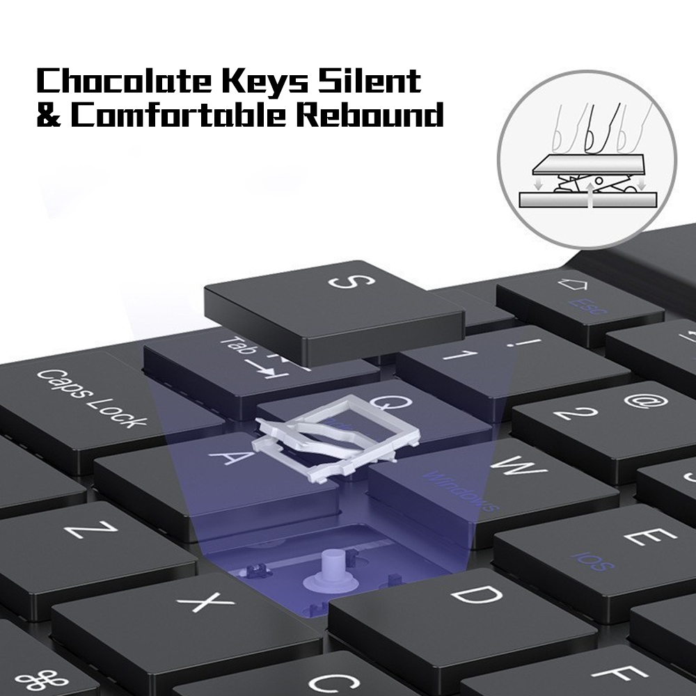 JP-Bluetooth Keyboard and Mous - Mini Wireless Mouse ulasan dan harga