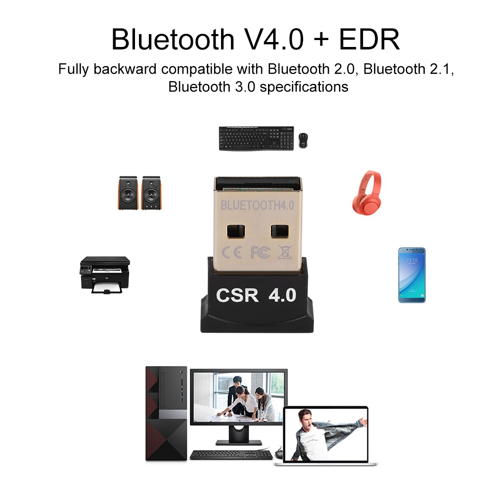 Bluetooth Adapter Wiress Dongl - Mini Wireless Mouse ulasan dan harga