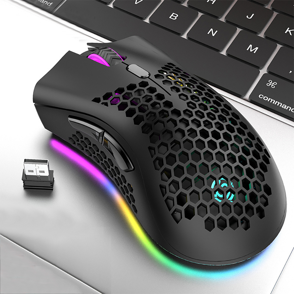 BM600 Rechargeable Gaming Mous - Laptop Accessories Rgb ulasan dan harga