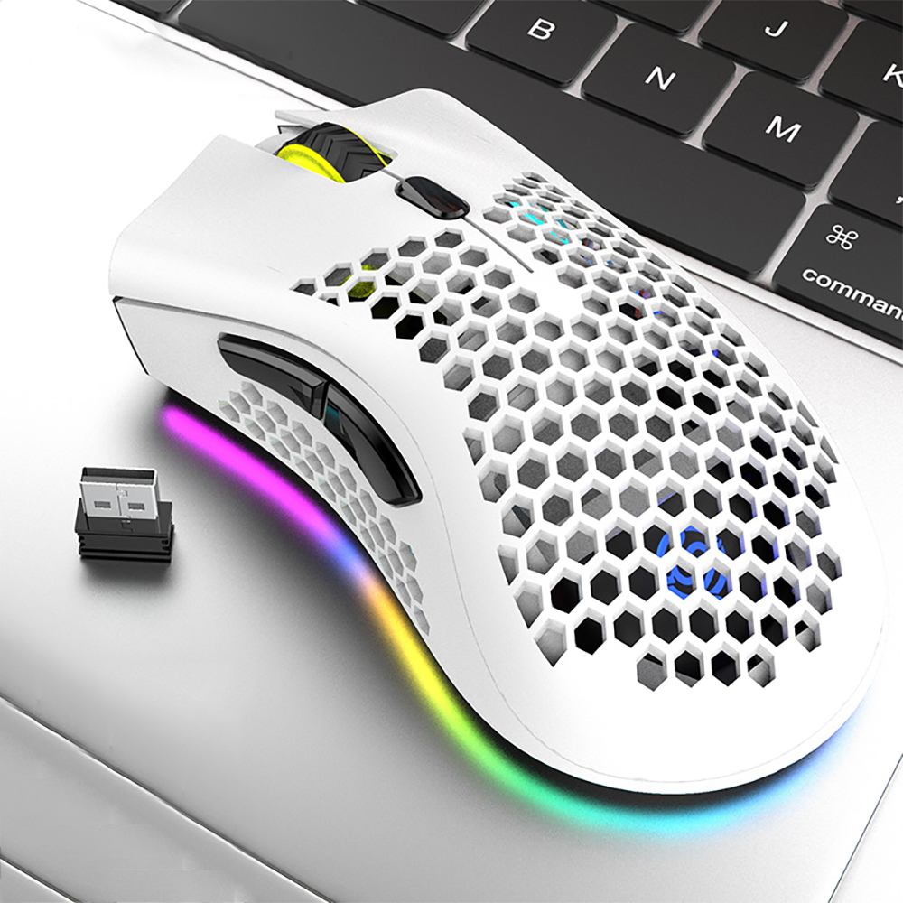 BM600 Rechargeable Gaming Mous - Laptop Accessories Rgb ulasan dan harga