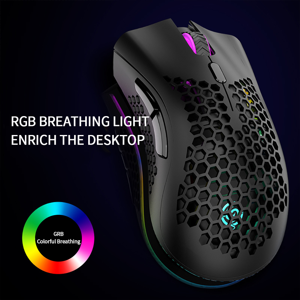 BM600 Rechargeable Gaming Mous - Laptop Accessories Rgb ulasan dan harga