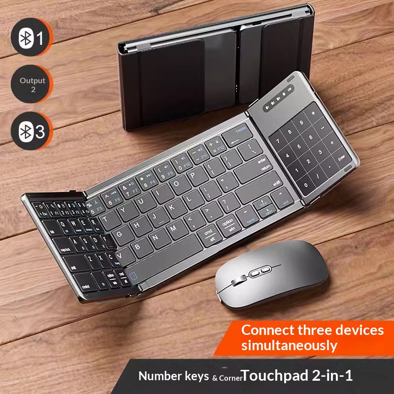 Mengzu Tri Fold Wireless Bluet - Mini Wireless Mouse ulasan dan harga