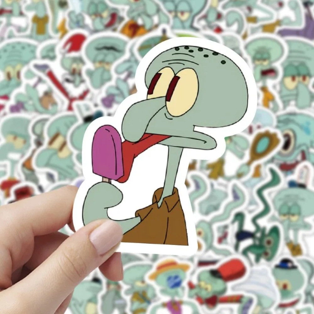 60Pcs SpongeBob Squidward Tent - Laptop Accessories Case ulasan dan harga